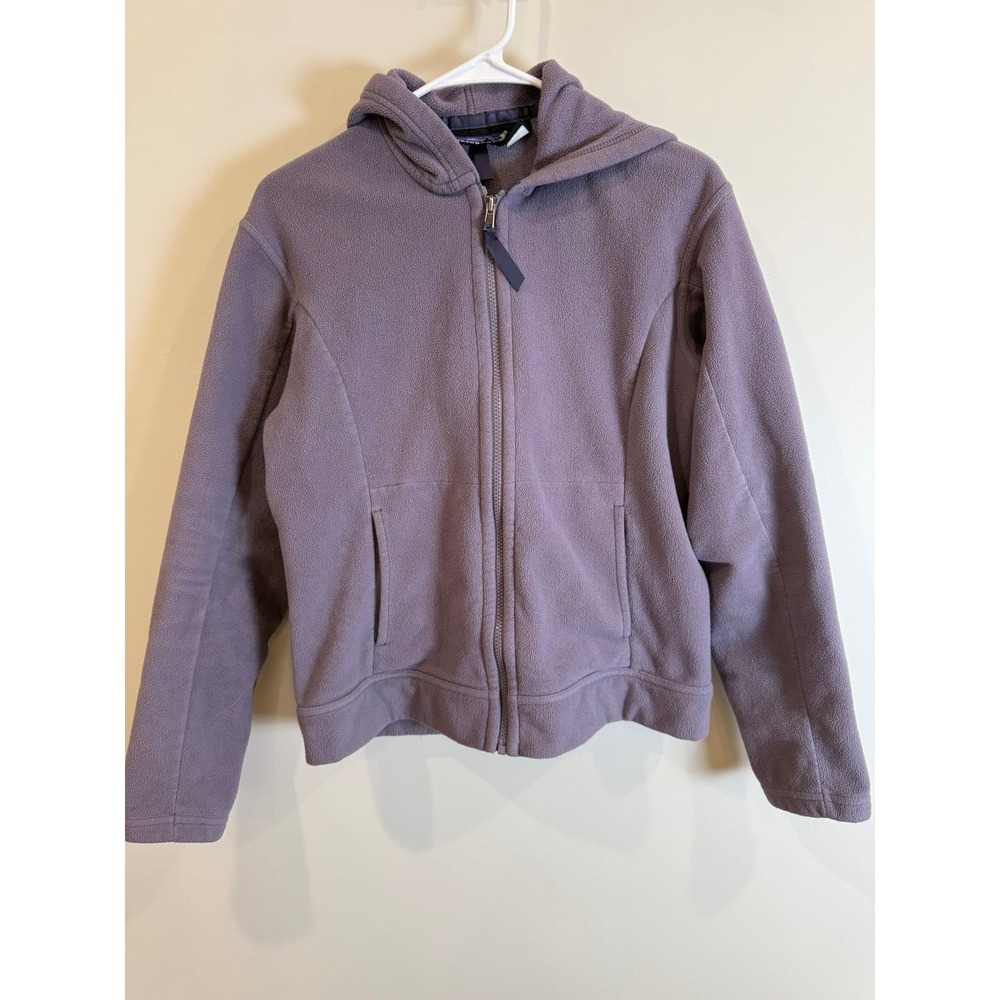 Patagonia Women's Fleece Full Zip Hoodie Jacket‎ Lavender Purple Size M